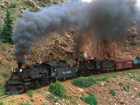 Train Colorado - train, colorado, toltec steam, nature