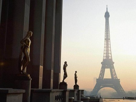 Eiffel Tower - paris, sculptures, architecture, eiffel tower