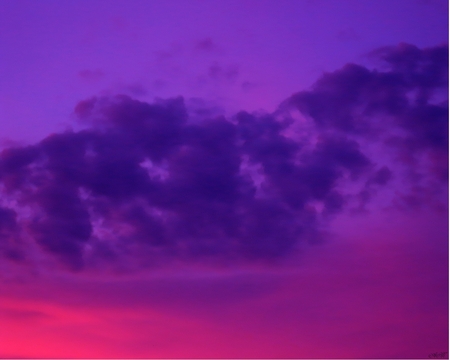 Sky at sunset - nature, sky, clouds, sunset, photo