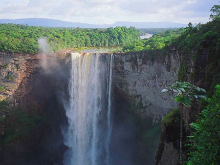 Waterfall - nature, water, waterfalls, trees