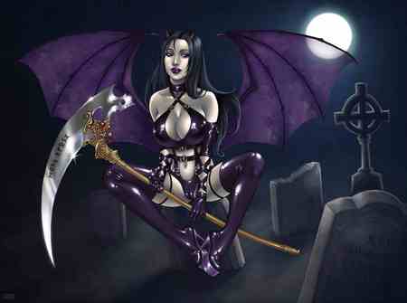 Demon Girl - girl, hot, wallpaper, fantasy, demon