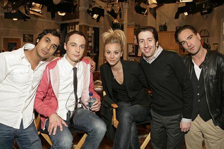 Big Bang Theory�s Cast - males and female, actors, tv serie, funny