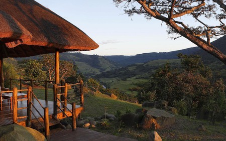 Villa on the mountains - wonderful, house, villa, near the mountains, plants, green field, tree