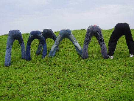 naughty - green, boys, vagamon, naughty, grass, sky, kerala