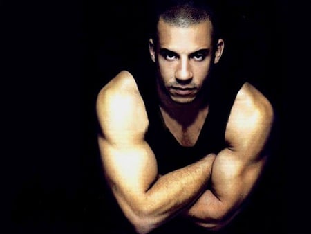 Vin Diesel - body, vin diesel, sexy, hot, actor, muscle, man