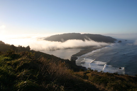 Morning Mists - mountains, rivers, ocean, pacific