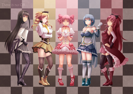 mahou shoujo madoka magica - sakura kyouko, mahou shoujo madoka magica, akemi homura, tomoe mami, kaname madoka, miki sayaka