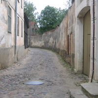 Latvia, KuldÄ«ga street