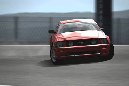 Warming The Asphalt - gran turismo, drifting, mustang, racing