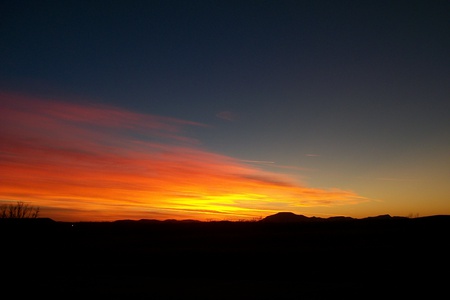 oklahoma fire - clouds, sunset, awesome, fire, mountains