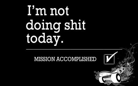 LOL !!! Mission Accomplished !!! - abstract, black, white, zero, wallpaper