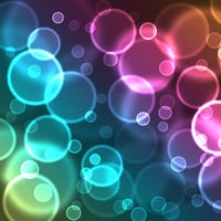 Bokeh Bubbles (rainbow)