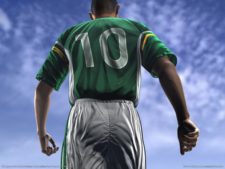 No.10 - sports, entertaining, international, football, t-shirt, liberogrande international, namco, hd, 3d, soccer, player, video game