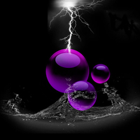 Purple Glow Balls