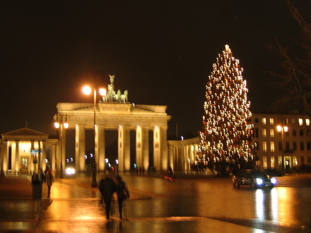 Christmas time - christmas, germany, brandenburg gate, berlin