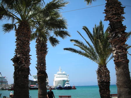 Kusadasi - turkey, town, ship, sea, kusadasi