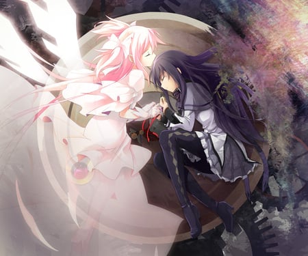 Madoka Magica - mahou shoujo madoka magica, akemi homura, anime, kaname madoka, beauty