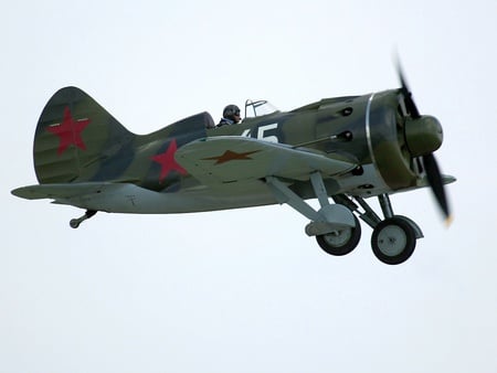 Polikarpov I-16 - aircraft, i16, russian, plane, polikarpov