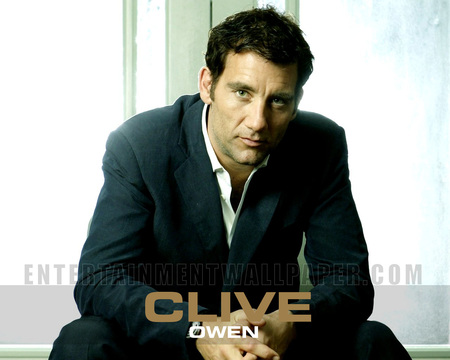 Clive Owen - handsome, hard, male, green eyes, sexy lips, actor, action man, cute