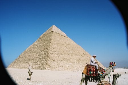 Pyramid - egypt, architecture, sand, pyramid