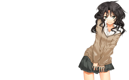 Amagami ss - short hair, tanamachi kaoru, black eyes, black hair, school, char