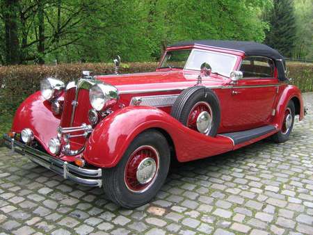 1936 HORCH 853 CABRIOLET - old car, classic, auto, horch