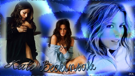 Kate Beckinsale - hot, blue, kate beckinsale, underworld, black