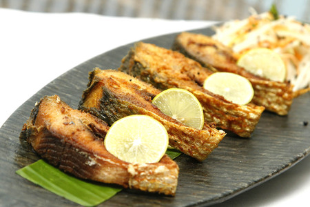 fish fry - india, beauty, lemon, tasty, kerala, green, fish