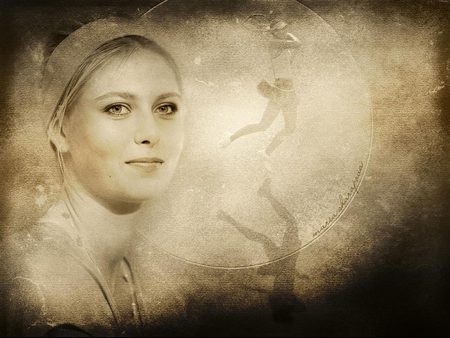 Maria Sharapova Portrait - maria, old, portrait, sharapova, wallpaper