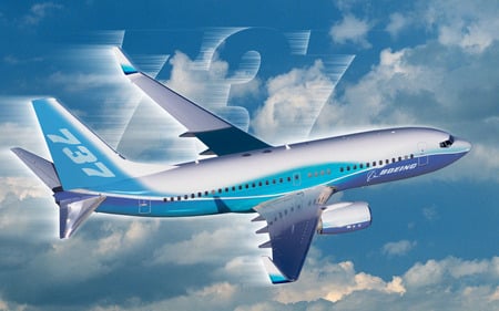 Boeing 737 - aircraft, boeing, commercial airliner, passenger jet