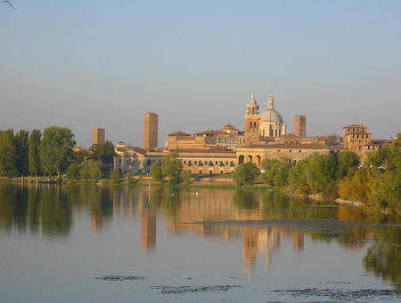 Mantova - view, mantova, italy, city, mediavel