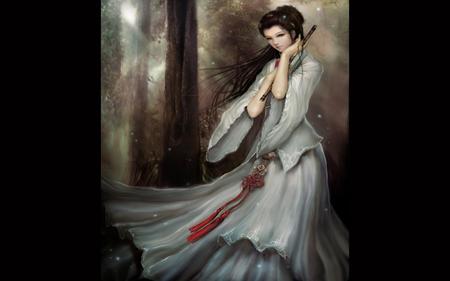 FOREST PRINCESS - cg, forest, female, princess