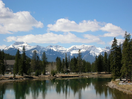 lake in the mountains