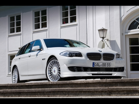 BMW Alpina B5 Biturbo - white, biturbo, alpina, 2011, b5