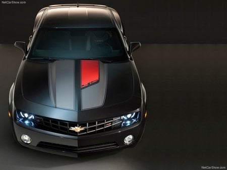 Camaro 45th Anniversary Edition - chevy, cool, camaro, blue lights, cars