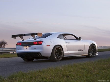 2010 Chevrolet Camaro SSX - white, sky, camaro, cool, cars