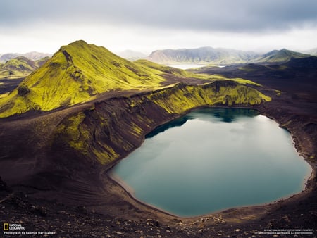 Glacial Lake - lake, cool, mountain, alpine, blue, glacial