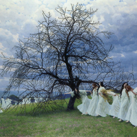 dancing maidens