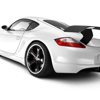 White Porsche GT