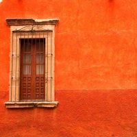 Orange house