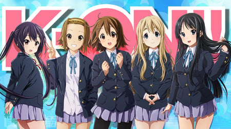 K-ON! - k on, azusa nakano, k on wallpapers, tsumugi kotobuki, ritsu tainaka, mio akiyama, yui hirasawa