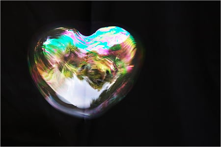 Heart - colors, abstract, 3d, heart