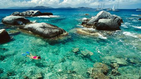 Diving - oceans, nature, diving, blue, vacantion, water, clear