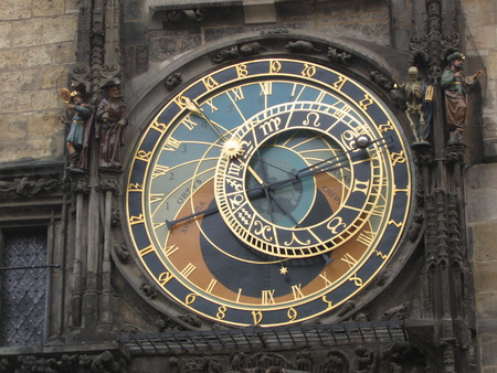 Prague - clock, europa, czech, prague