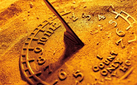 sun dial - desert, hot, sundial, sand, nature, ancient, time, golden, sun