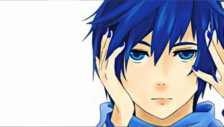 Kaito - blue hair, kaito, blue, blue eyes