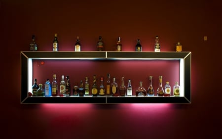 MINI BAR - wine, vodka, arrangement, alcohol, mini, whisky, bar