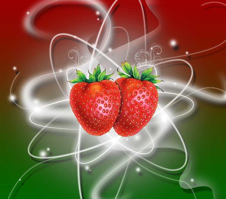 Sweet Delights - strawberries, style, taste, red, fruits, sweet, wallpaper