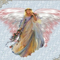 ANGEL WITH PINK WINGS