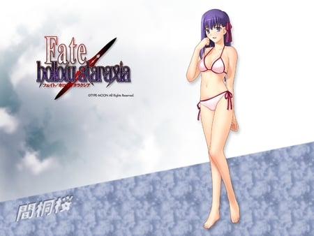 Hollow Ataraxia - sexy, girl, swimsuit, fate stay night, matou, ataraxia, sakura, anime, cute, hollow